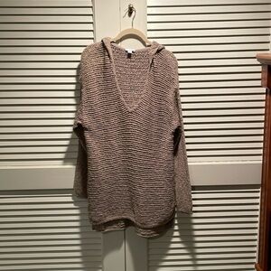 J Jill Pure Jill Hooded Bathing suite coverup size M